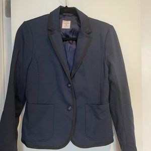 Gap Blazer - Navy Blue with Black Trimming